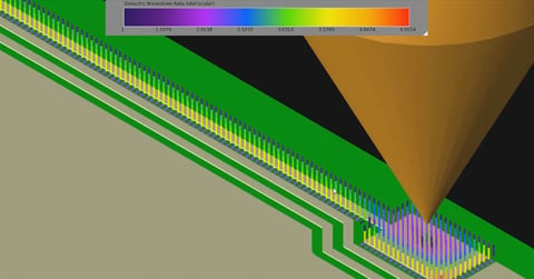 XFdtdの静電気放電（ESD）テスト機能のデモ 画像