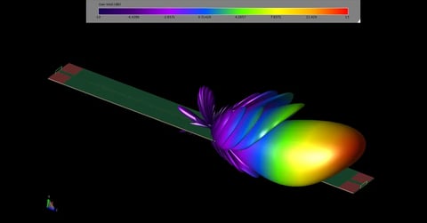 XFdtd画像によるビーム走査型基板一体型導波管漏洩波アンテナのシミュレーション
