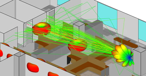 5Gミリ波無線ネットワークのための拡散散乱を用いた詳細な屋内チャネルモデリング イメージ図