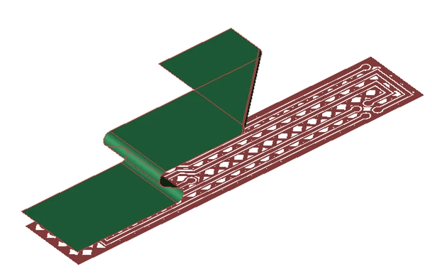 XFdtd_Wrapping_Flexible_PCB_and_2D_Sheets