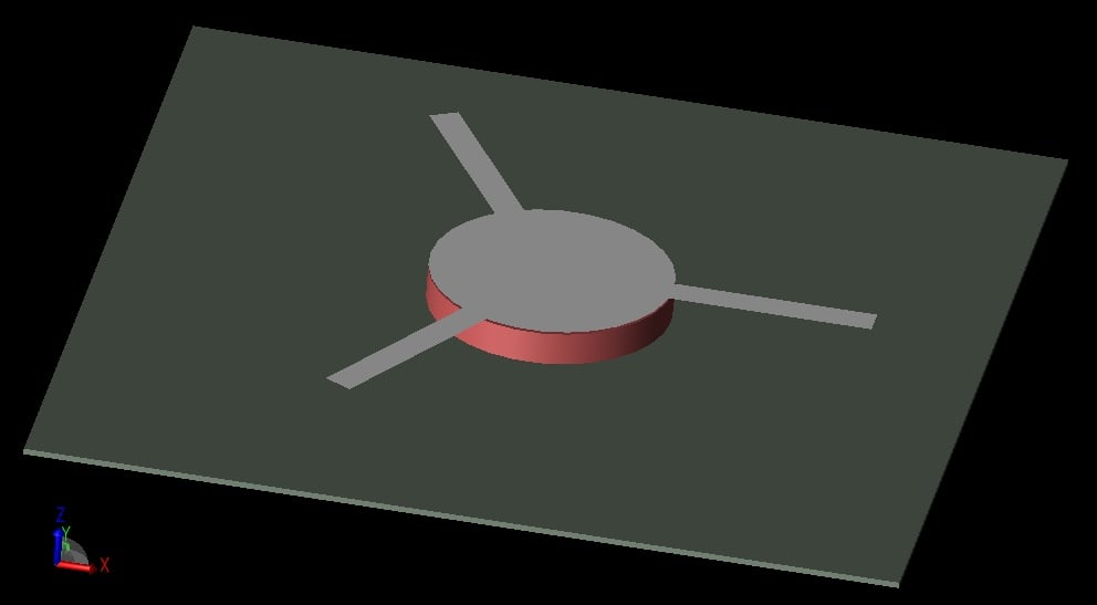  図1：フェライトサーキュレーターの構造。