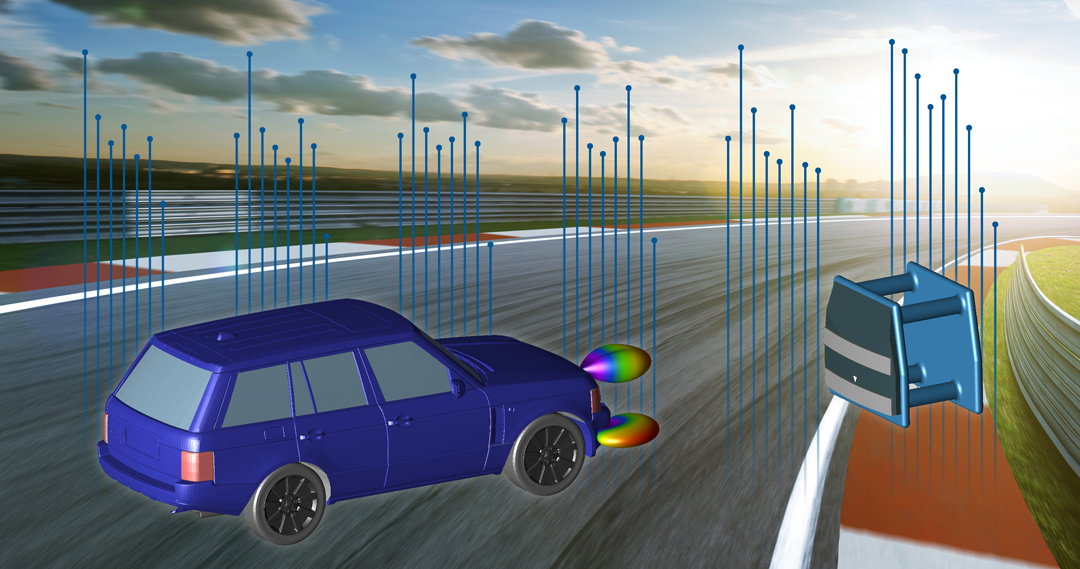 WaveFarerは、ドライブテストシナリオ用の生のレーダーリターンをシミュレートします。