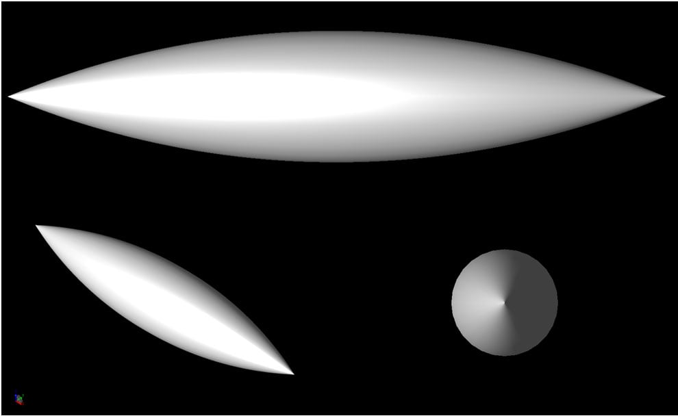 図1シングルオグイブの形状。